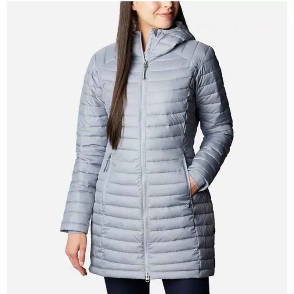 Columbia White Out Mid Hooded Jacket